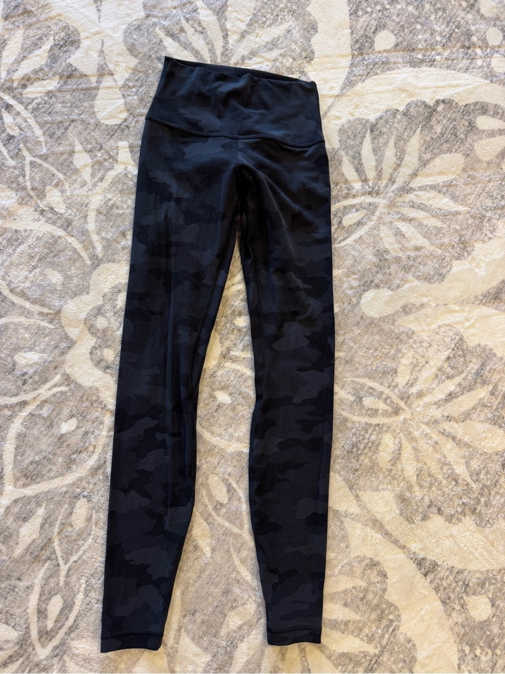 lululemon athletica Black Subtle Camo High-Rise Leggings